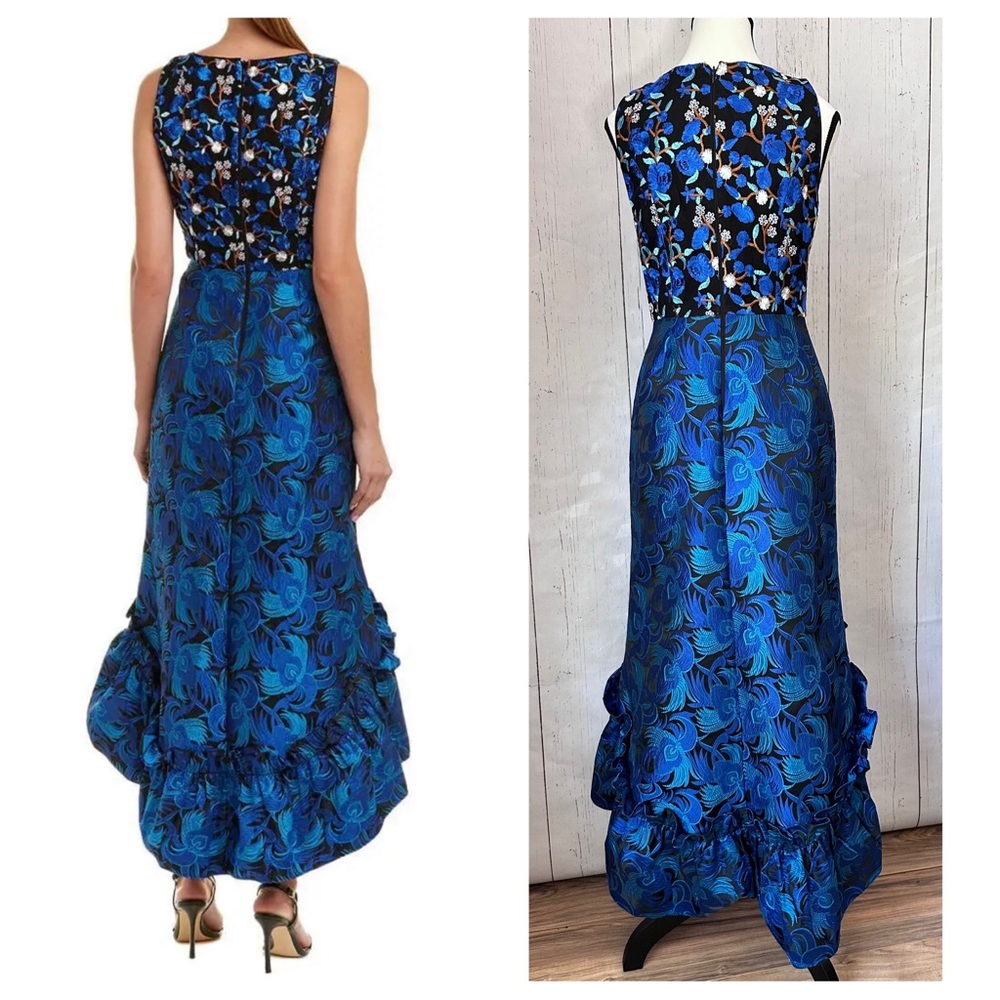 Belle Badgley Mischa Women’s Sandrine Dress Embroidered US 2  UK 6 - Picture 3 of 13